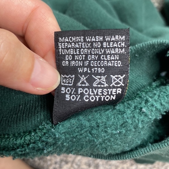 Vintage H.L. Miller Gold San Fransisco Green Crewneck Sweatshirt Size XL Grunge - Picture 4 of 7